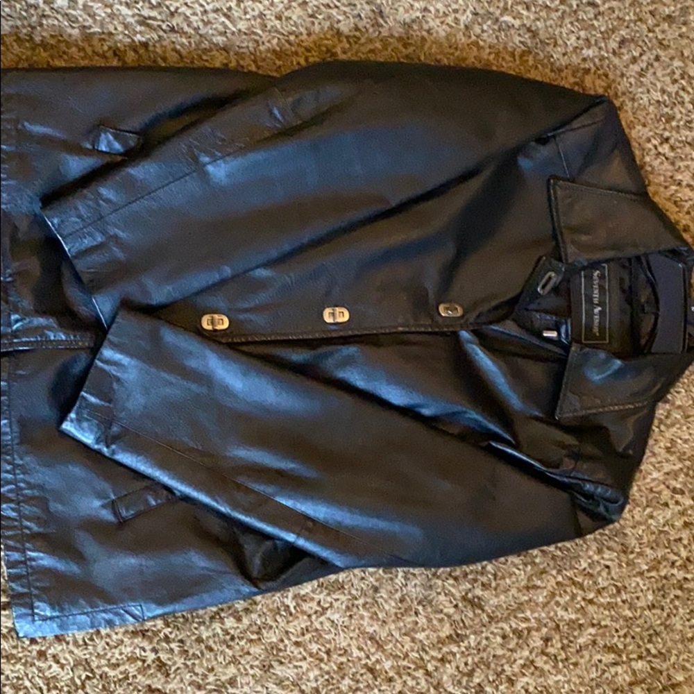 7th Ave leather jacket